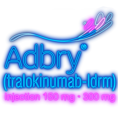 Adbry® (tralokinumab-idrm) Injection 150 mg, 300mg.